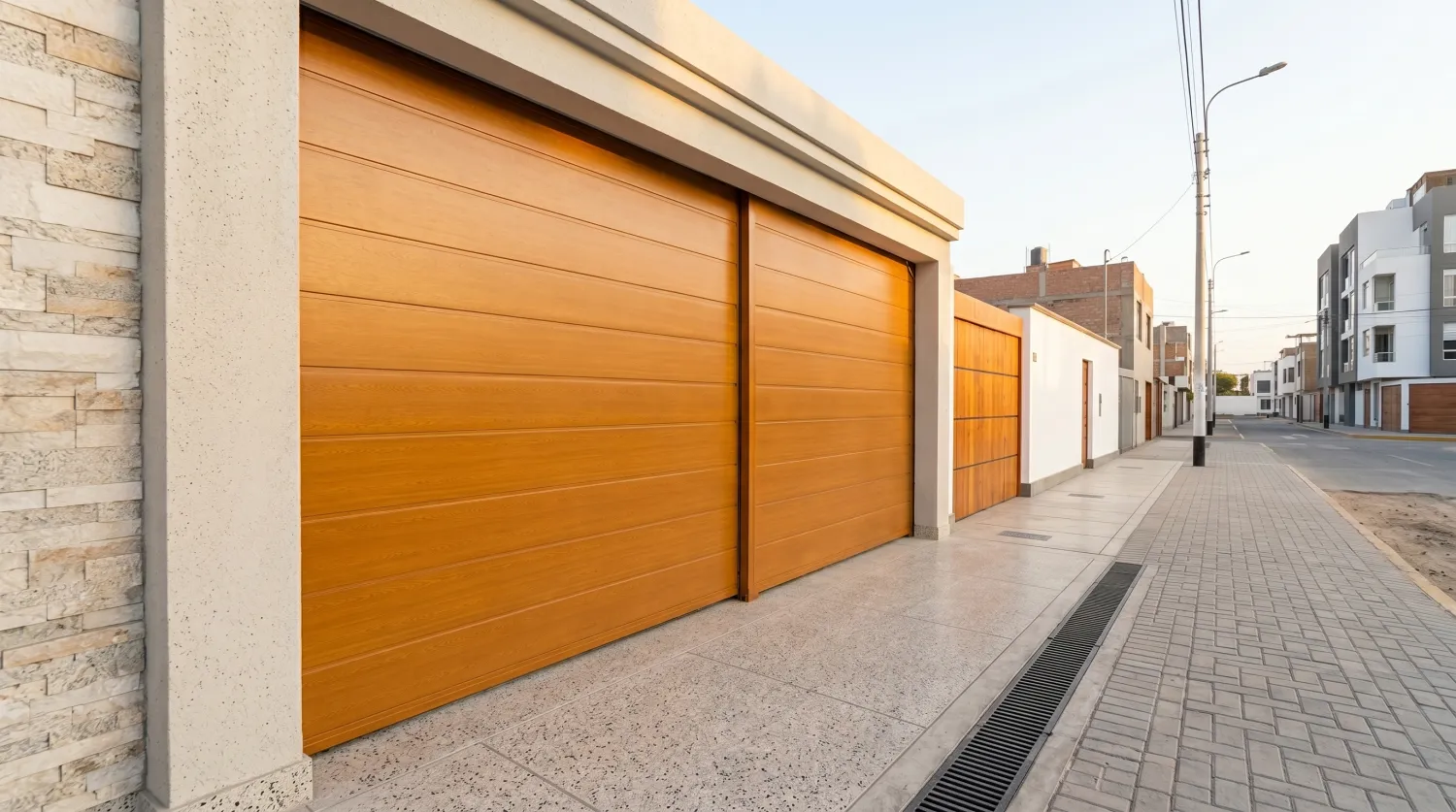 Proyecto de puerta corrediza instalado por Serindmet